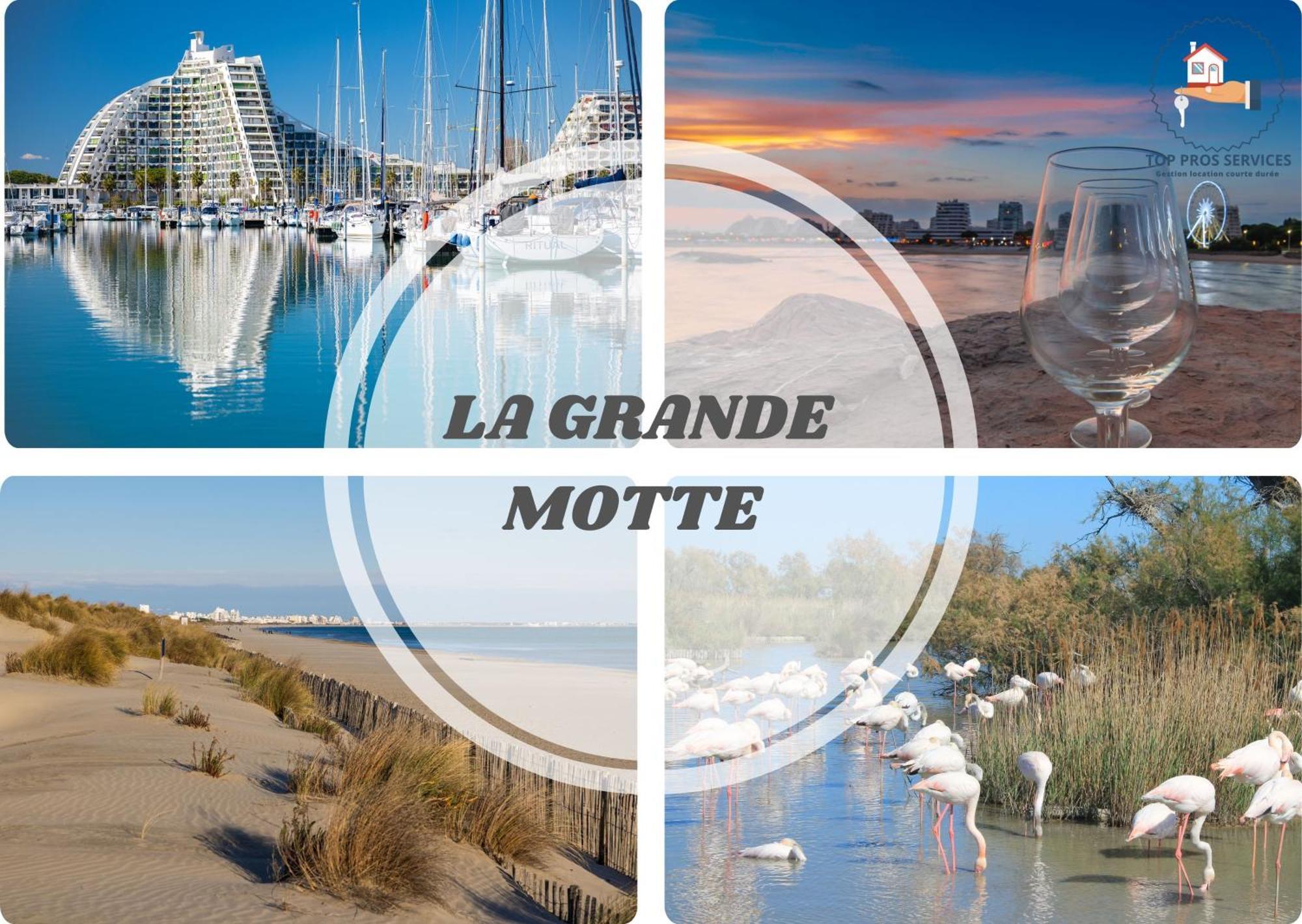 Les Marines Port 2 Min Plage Camargue- Top Pros Services Conciergerie La Grande Motte 莫吉奥 外观 照片
